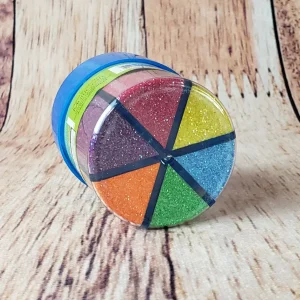 Pot de brillants de 60 gr. - 6 couleurs