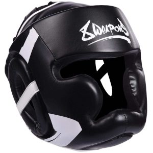 Casque de Boxe - 8 WEAPONS Unlimited - Noir/Blanc