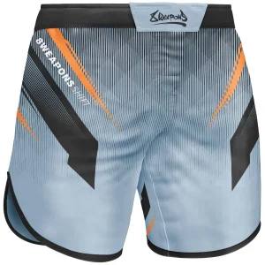 Fightshort - 8 WEAPONS - shift - Gris glacé/Orange