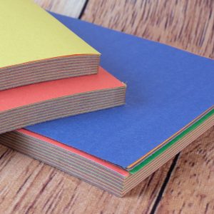 Bloc de papier construction - petites feuilles 6 X 9