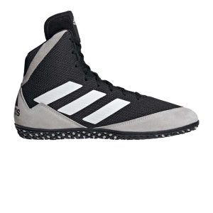 Chaussures de Lutte Adidas Mat Wizard 5 - Noir/Blanc