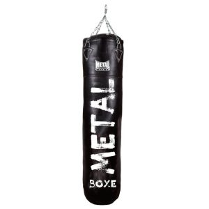 Sac de Frappe Cuir Heracles - Metal Boxe Noir - MB324