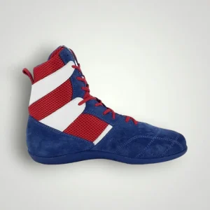 Chaussures Boxe Française Rivat Top Light Bleu Blanc Rouge