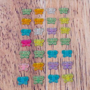 Pierres de rhin en forme de papillon (autocollants)