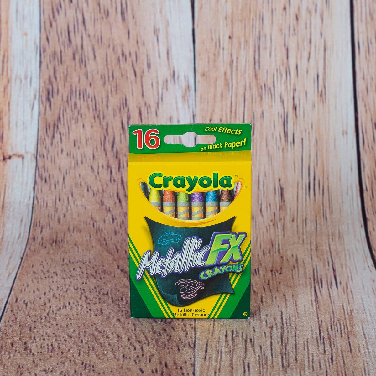 16 craies de cire couleurs métalliques brillantes de Crayola – Image 4