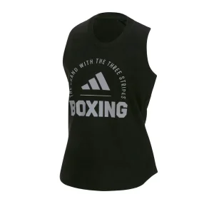 Débardeur femme adidas Boxing - Noir/Gris