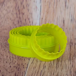 5 emporte-pièces en forme de cercle en plastique