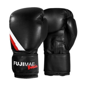 Gants de Boxe FUJIMAE Basic Noir – Confort et Protection