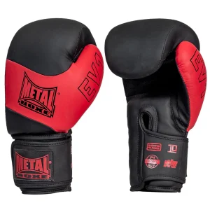 Gants de Boxe Metal Boxe EV1 - Noir/Rouge
