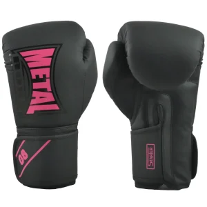 Gants d'entrainement Metal Boxe Starter - Noir/Rose
