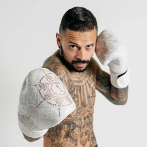 Gants de Boxe FUJIMAE Sakyant II - Blanc