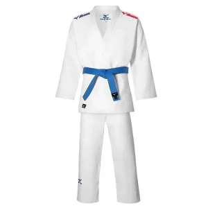 Kimono de judo Mizuno Keiko France broderie Tricolore