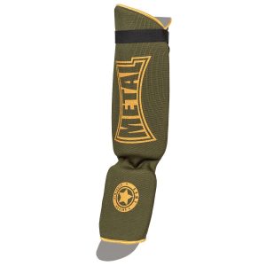 Protège tibia-pieds Metal Boxe Military MB153