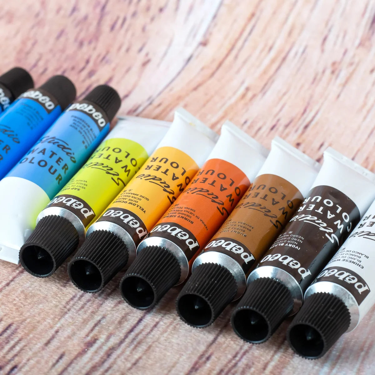 12 petits tubes de peinture aquarelle de marque Pébéo – Image 5