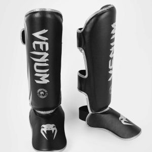 Protège-tibias Venum Challenger - Noir/Argent