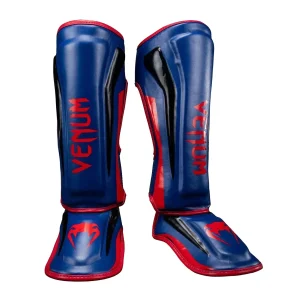 Protège-tibias Venum Elite Bleu/Rouge