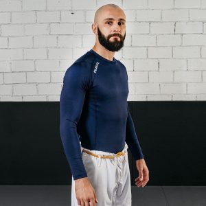 Rashguard Manches Longues Training FUJIMAE - Bleu