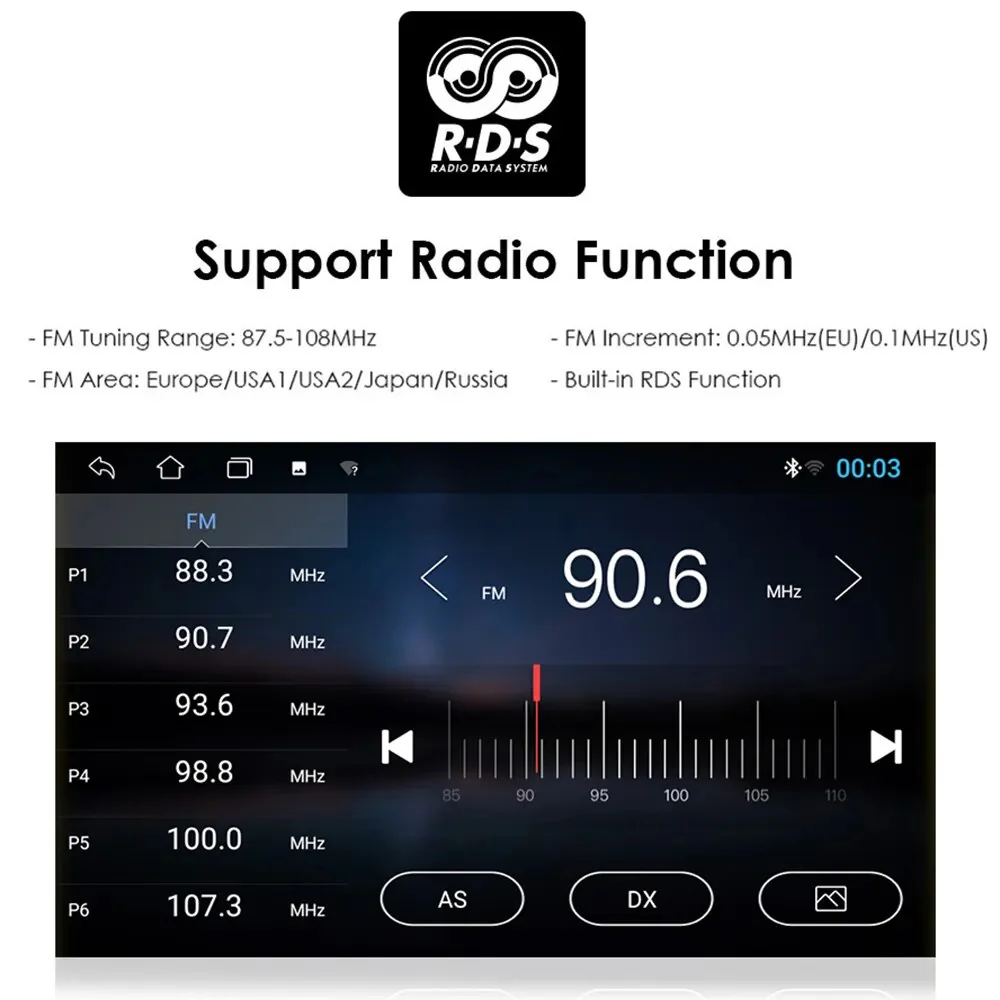 2 Din Android Car Radio GPS For VW / Volkswagen Skoda Octavia golf 5 6 touran passat B6 polo Jetta 2Din AutoRadio Multimedia RDS – Image 4