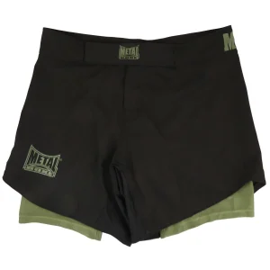 Short de MMA Metal Boxe Dual Noir