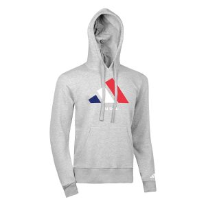 Sweat Capuche National Line Judo France adidas - Gris
