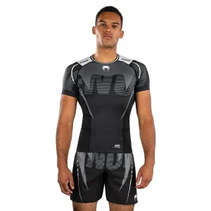 Venum Adrenaline – Rashguard Noir/Argent/Gris