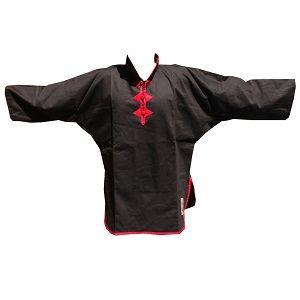 Veste tunique chinoise noire FUJIMAE- 10650