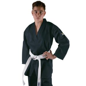 Veste Arts Martiaux col V noir Kwon - 552025