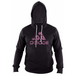 Sweat capuche adidas Combat Sport Noir/Rose