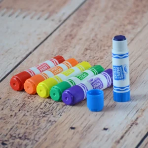 6 bâtonnets de peinture lavable