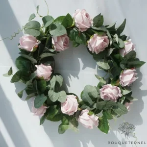 Couronne Mortuaire de Fleurs Artificielles