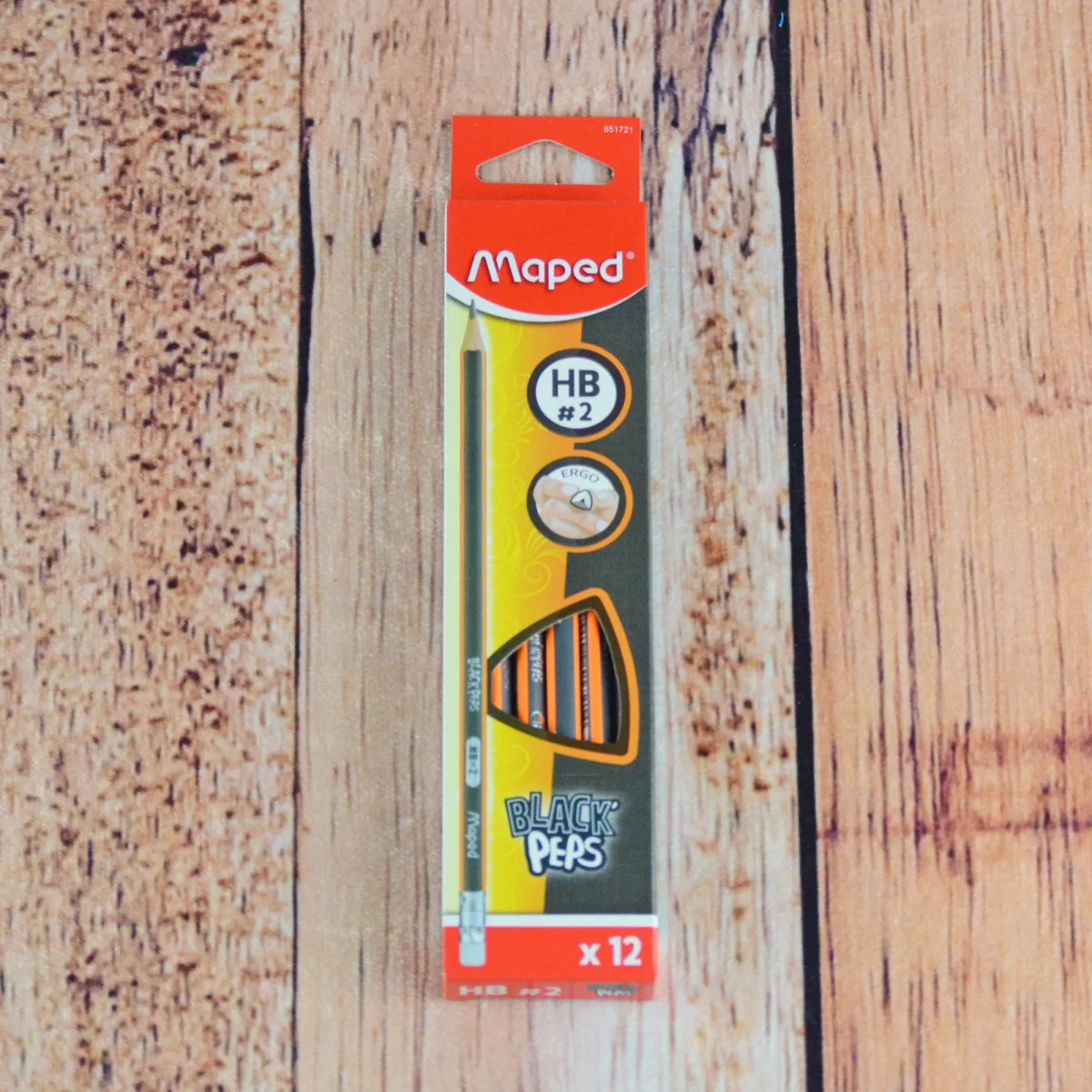 12 crayons à mine HB pour l'école – Image 3