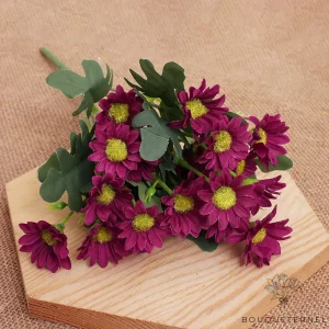 Fleurs Artificielles pour Cimetière Violettes