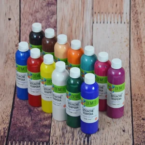 Gouache couleurs variées - Moyen format 237 ml
