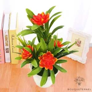 Pot de Fleurs Artificielles pour Cimetière