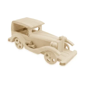 Voiture en bois naturel à peindre